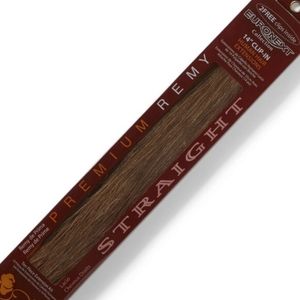 Euronext 14" Human Hair Extensions Chestnut Brown
